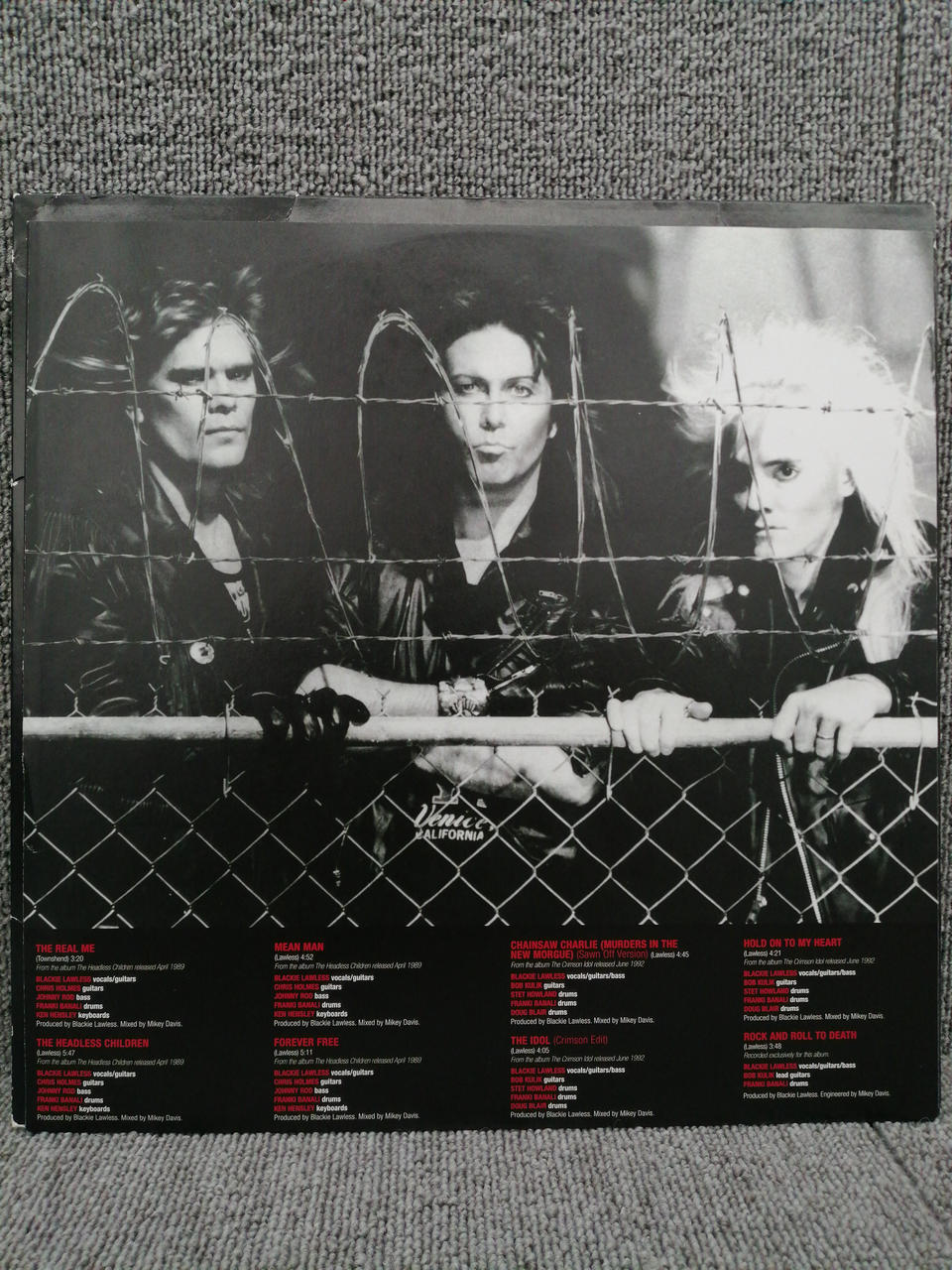 MADFISH Analog record W.A.S.P. / FIRST BLOOD LAST CU