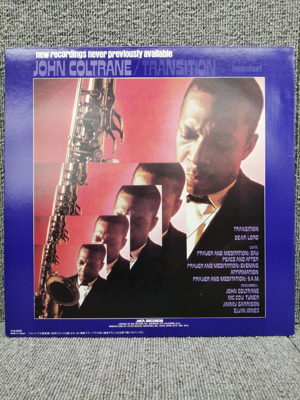 MCA Analog Record JOHN COLTRANE/TRANSITION