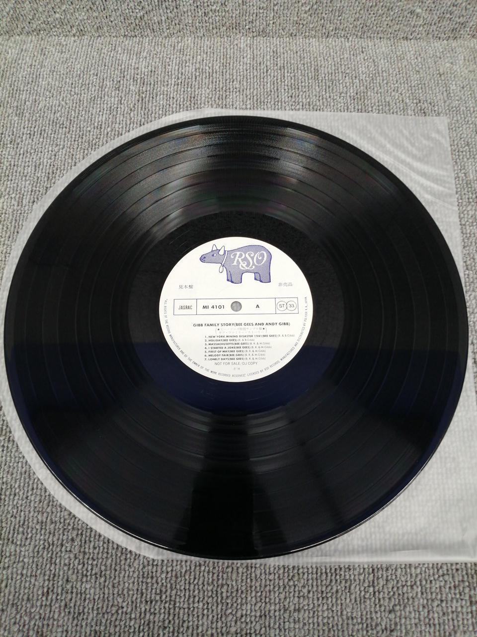 RSO Analog Record BEEGEES/GIBB FAMILY STORY