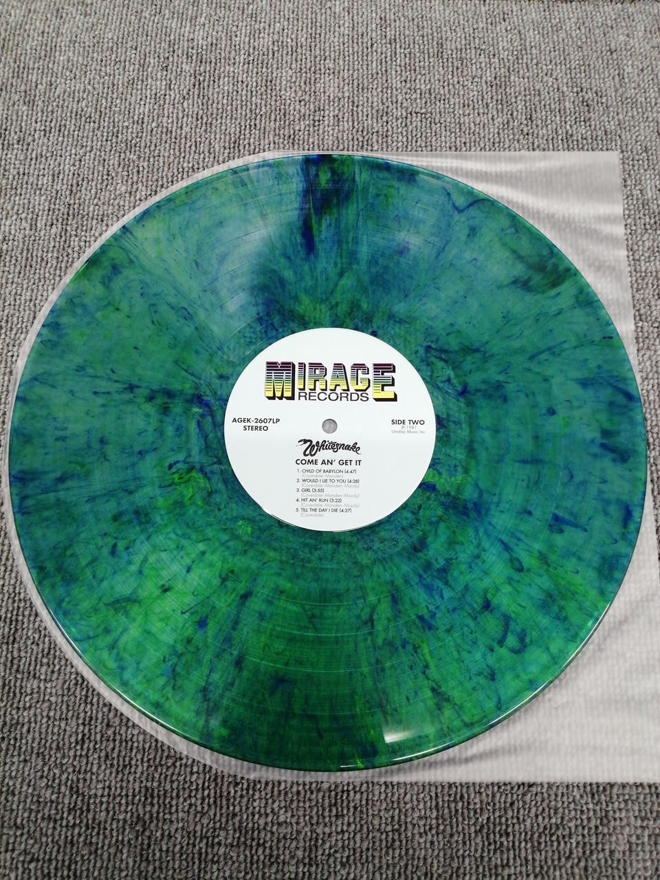 MIRAGE Analog record WHITESNAKE/COME AN'GET IT