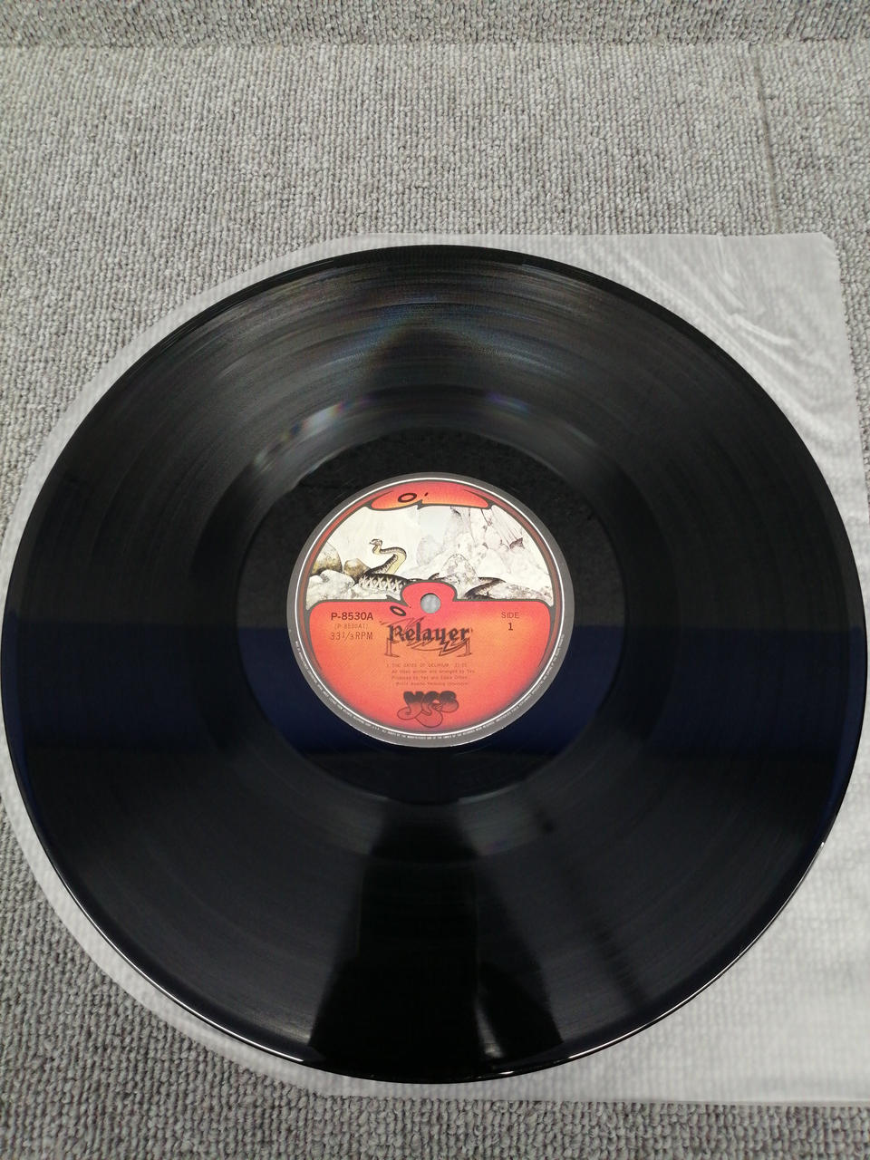ATLANTIC Analog Record YES/RELAYER