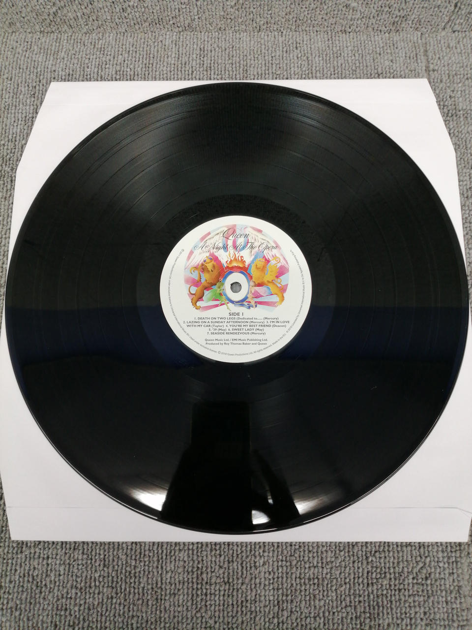 VIRGIN EMI RECORDS Analog Record QUEEN/A NIGHT AT THE OPERA