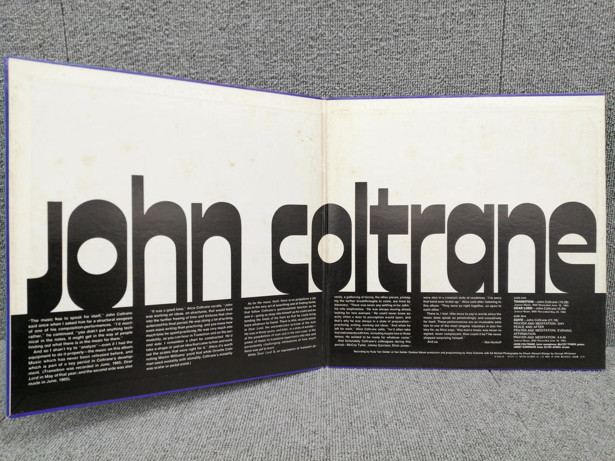 IMPULSE! Analog Record JOHN COLTRANE/TRANSITION