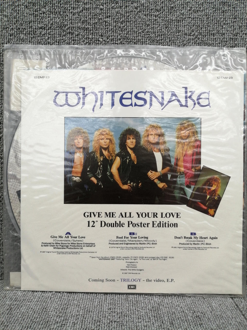EMI Analog record WHITESNAKE? GIVE ME ALL YOUR
