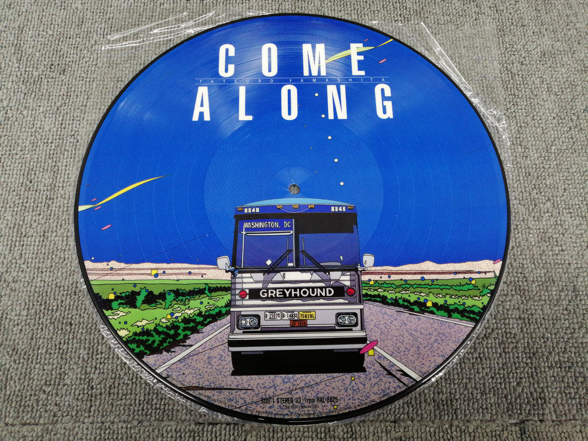 PICTURE RECORDS Analog Record Tatsuro Yamashita / COME ALONG