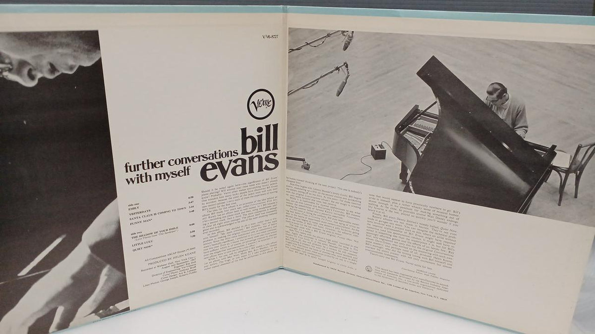 Verve JAZZ Record BILL EVANS/FURTHER CONVERSATIO