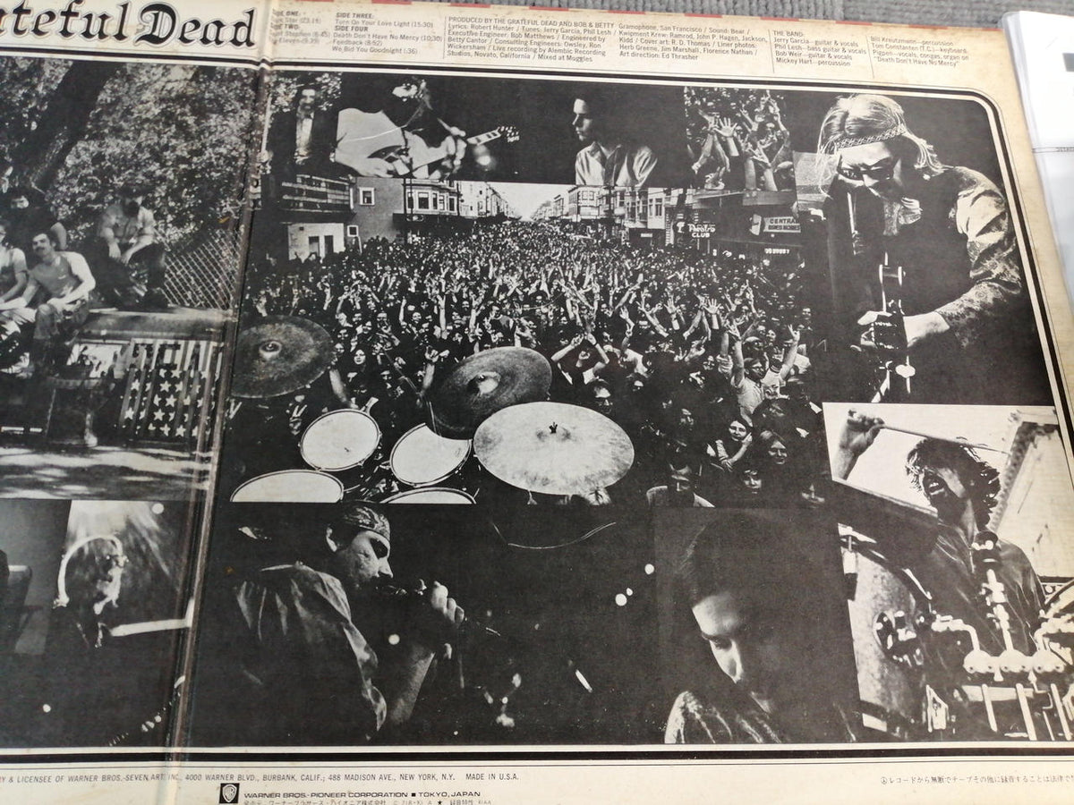 WARNER LP Western Music LIVE DEAD / THE GRATEFUL DEAD