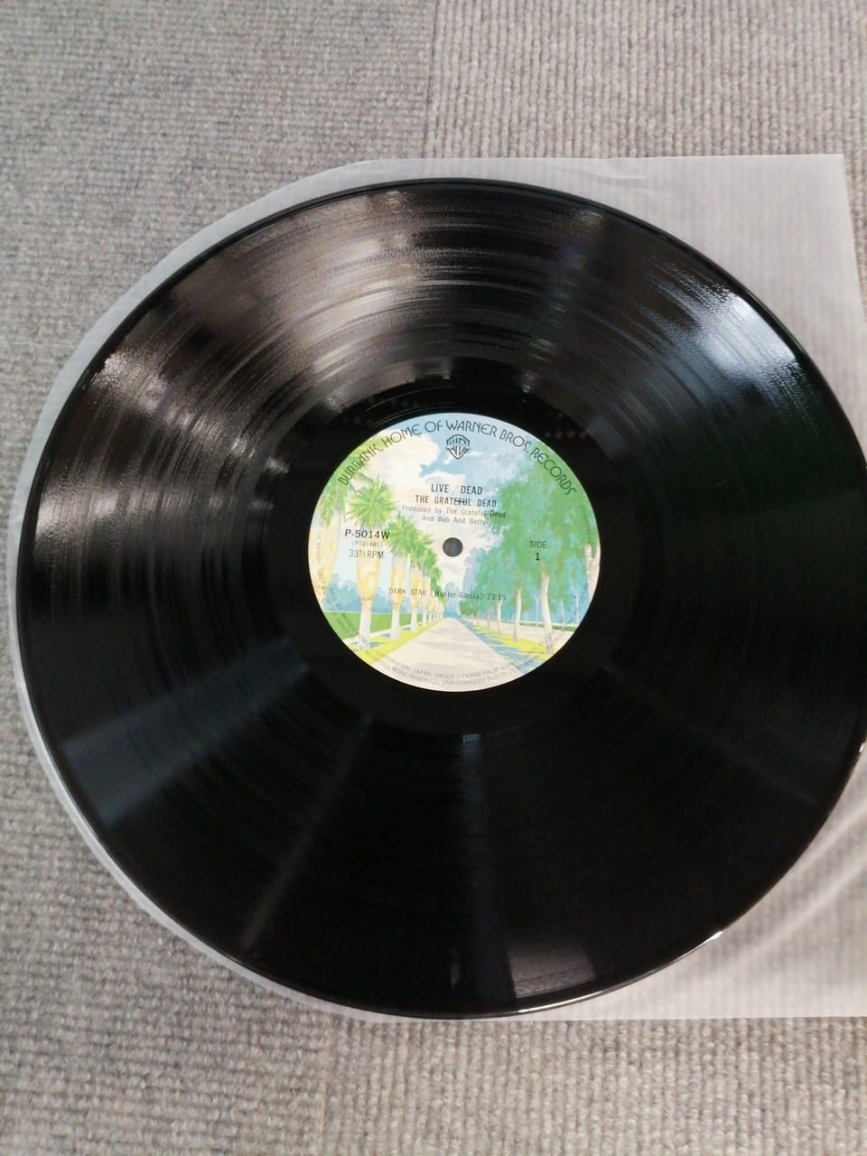 WARNER LP Western Music LIVE DEAD / THE GRATEFUL DEAD