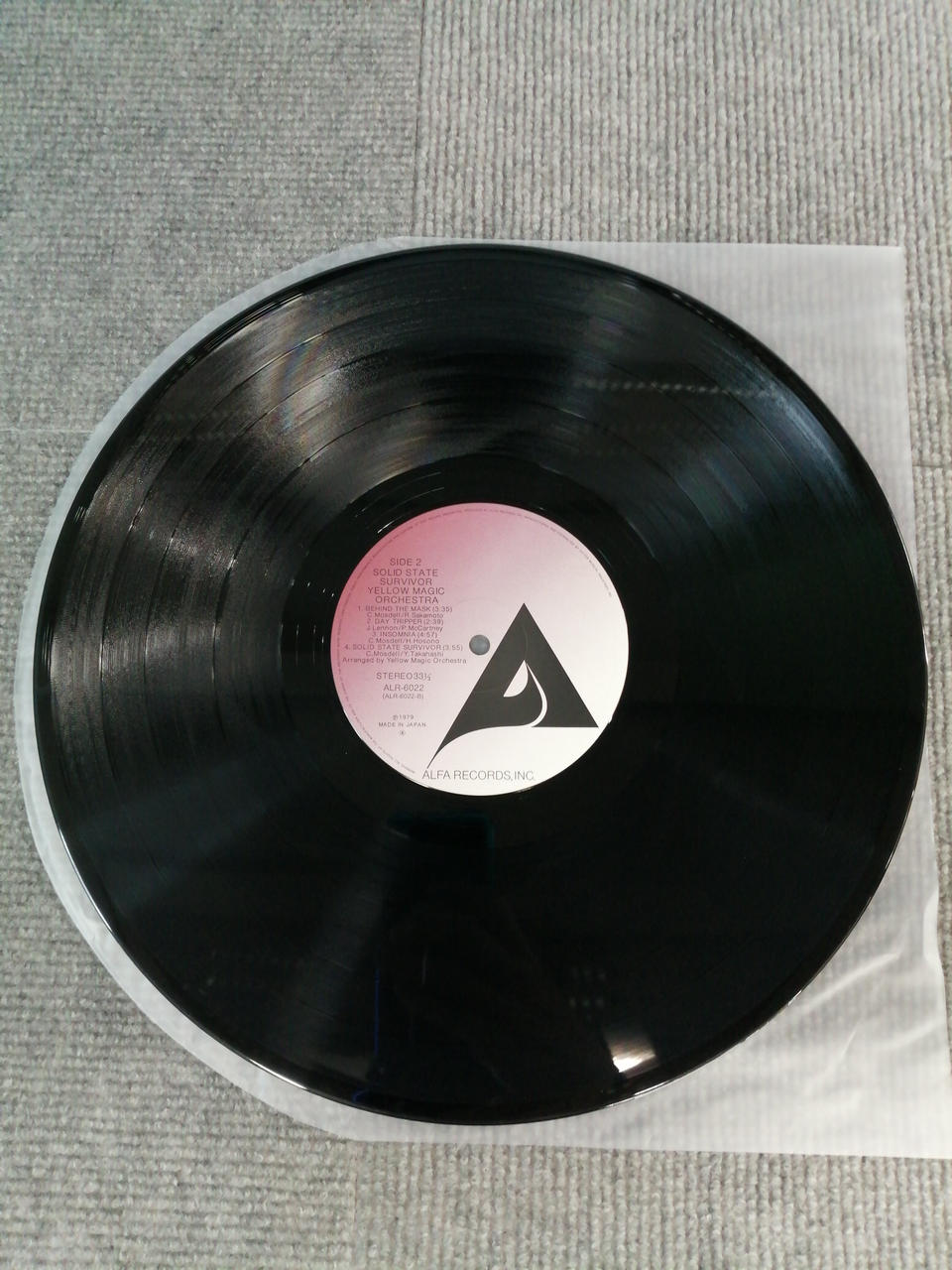ALFA LP Japanese Music SOLID STATE SURVIVOR