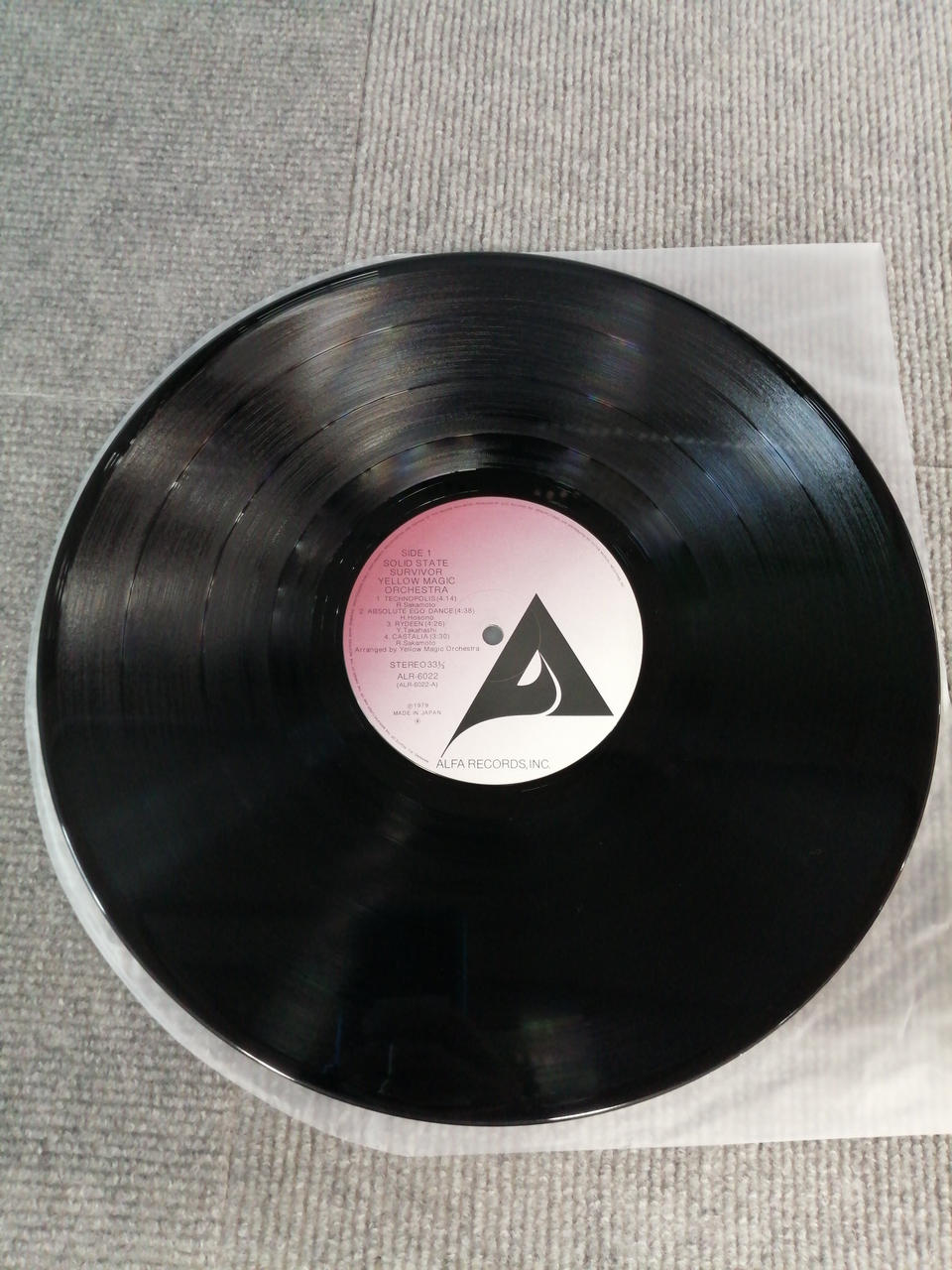 ALFA LP Japanese Music SOLID STATE SURVIVOR