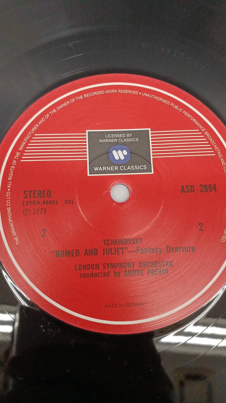 YUKIMU CLASSIC Record Previn Tchaikovsky Overture 1812