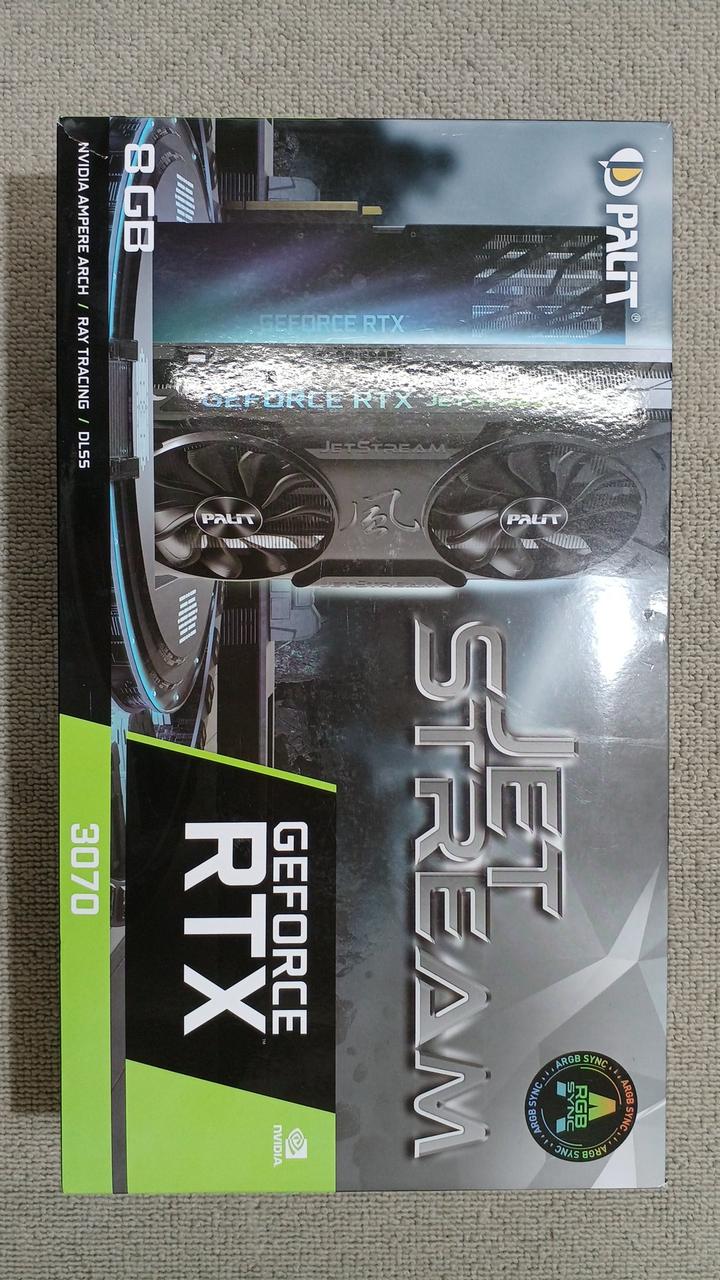PALIT Graphics Card RTX3070JETSTREAM 8GB GDDR6