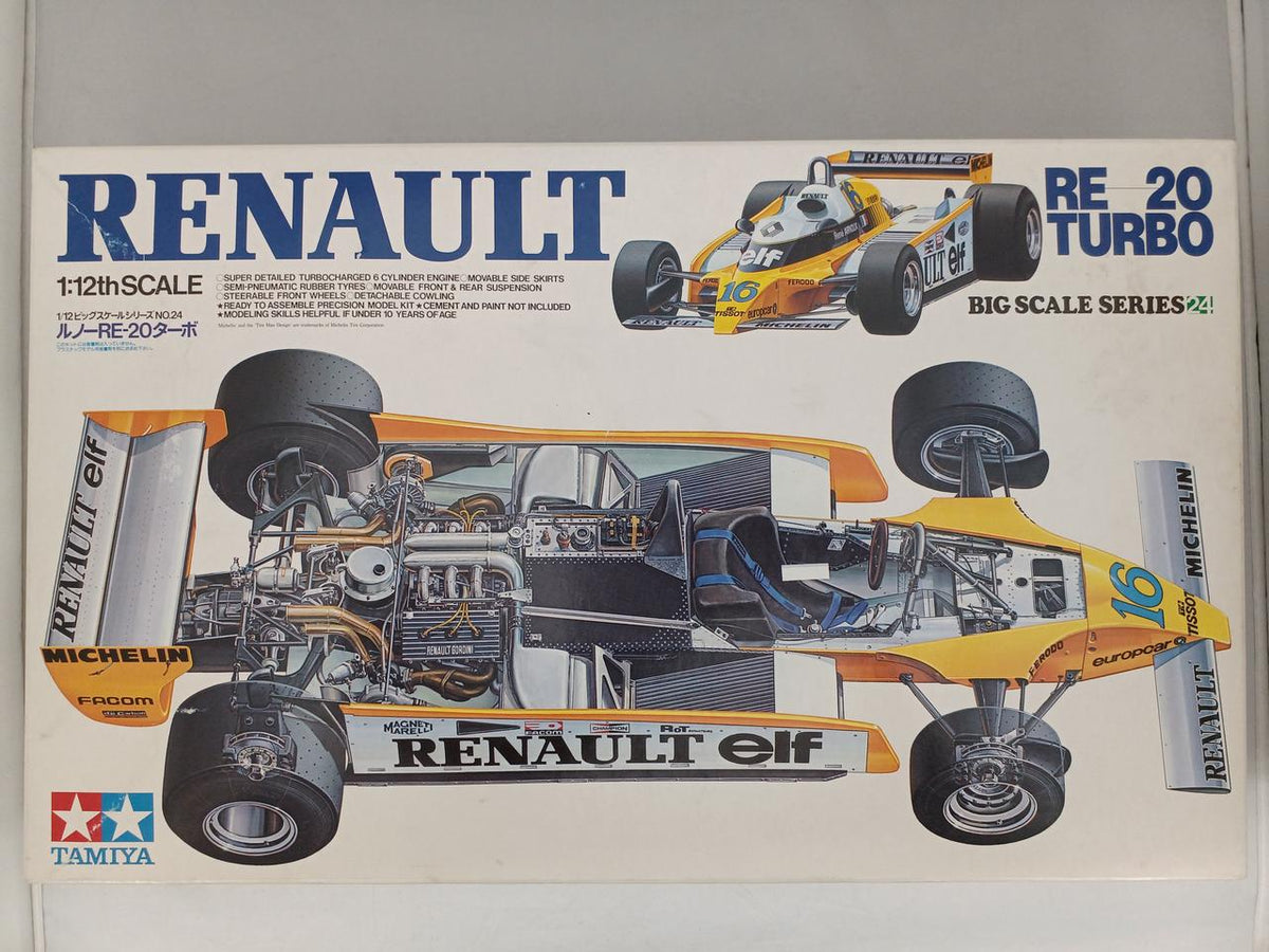 Tamiya 1/12 Renault RE-20 Turbo Big Scale Series NO.24 - Banzai Thrifting | BanzaiHobby