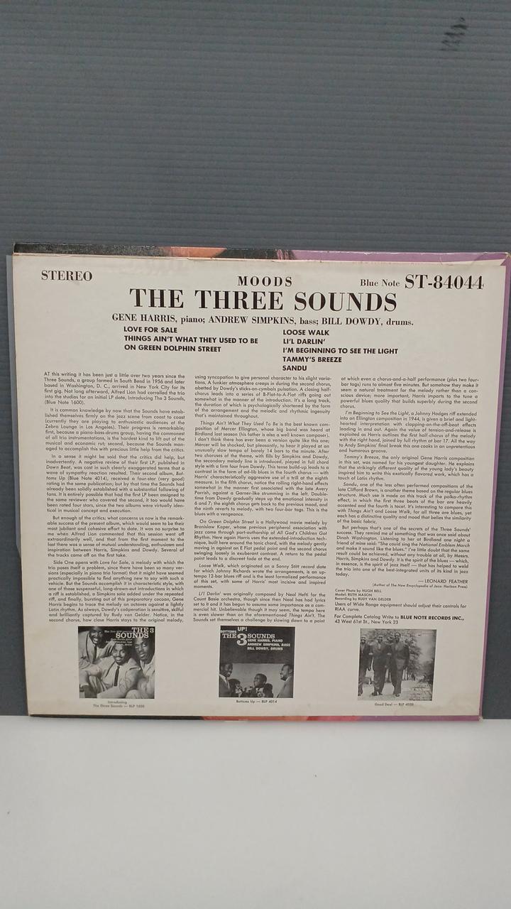 Blue Note Jazz Record THE THREE SOUNDS