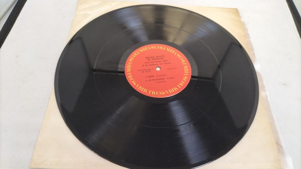 Colombia Record MILES DAVIS/IN PERSON FRIDAY A