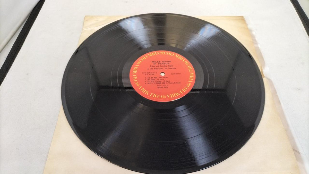 Colombia Record MILES DAVIS/IN PERSON FRIDAY A