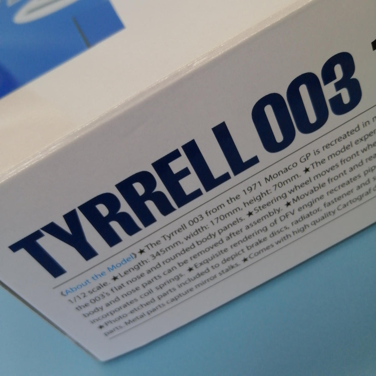 TAMIYA Tyrell 003 1971 Monaco GP 1/12 Scale - Banzai Thrifting | BanzaiHobby