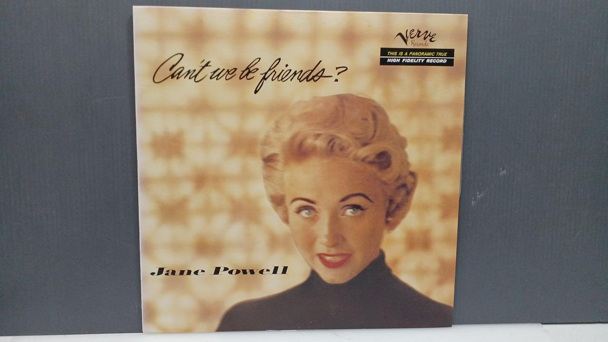 VERVE Record CAN'T WE BE FRIENDS?