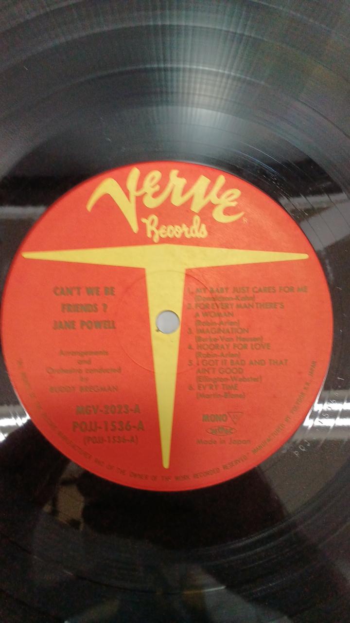 VERVE Record CAN'T WE BE FRIENDS?