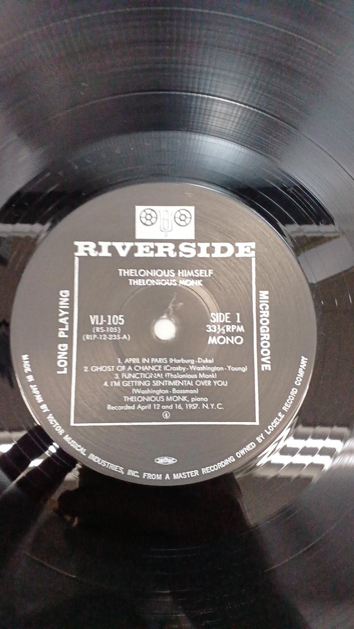 RIVERSIDE Record: Thelonious Himself