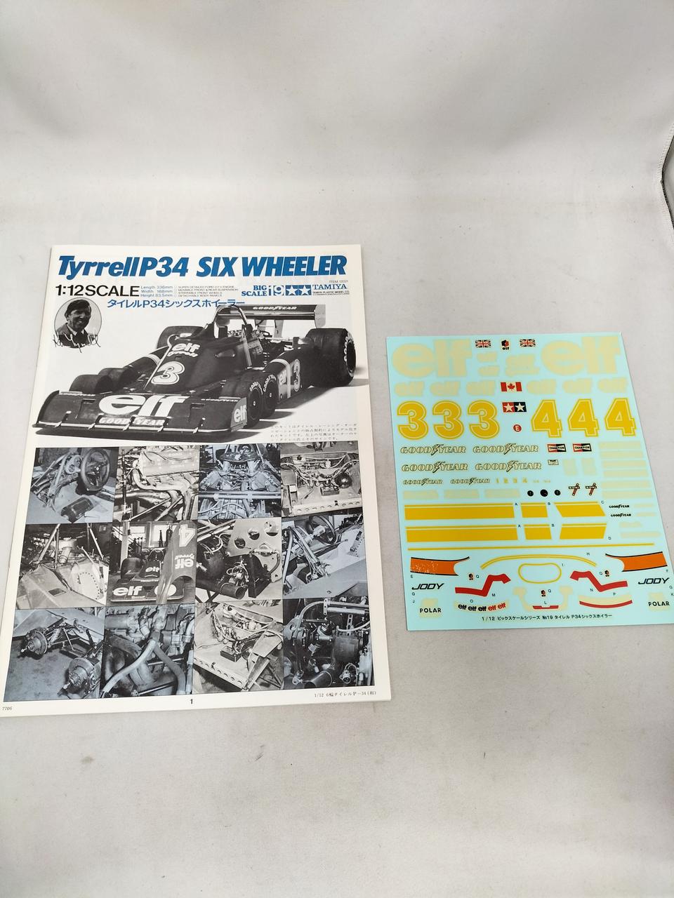 TAMIYA Plastic Model 1/12 Tyrell P34 Six-Wheeler - Banzai Thrifting | BanzaiHobby