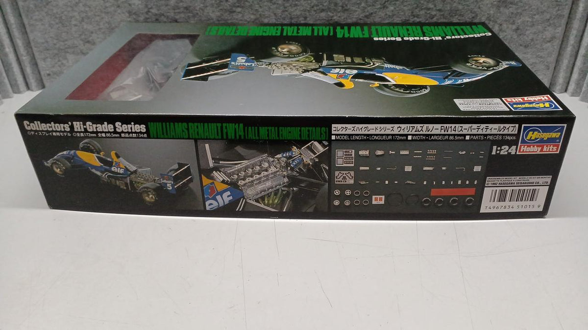HASEGAWA 1/24 Williams Renault FW14 Collector's High Grade Series - Banzai Thrifting | BanzaiHobby