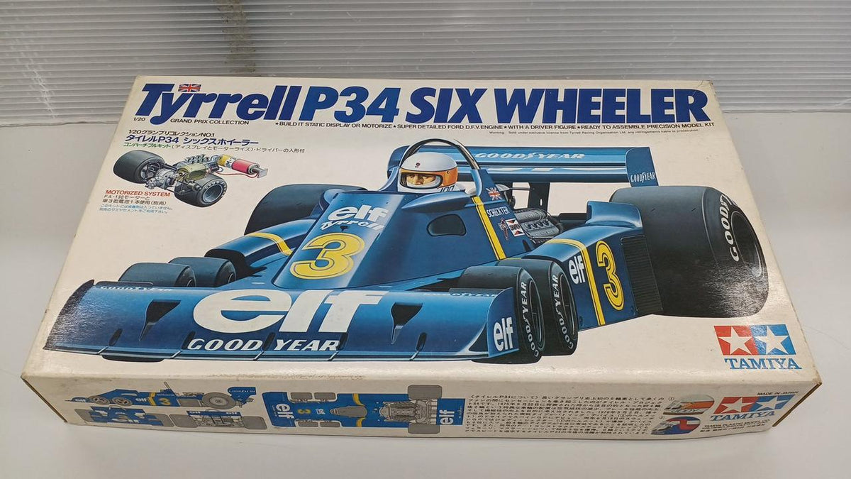 TAMIYA Tyrell P34 Six Wheeler 1/20 - Banzai Thrifting | BanzaiHobby