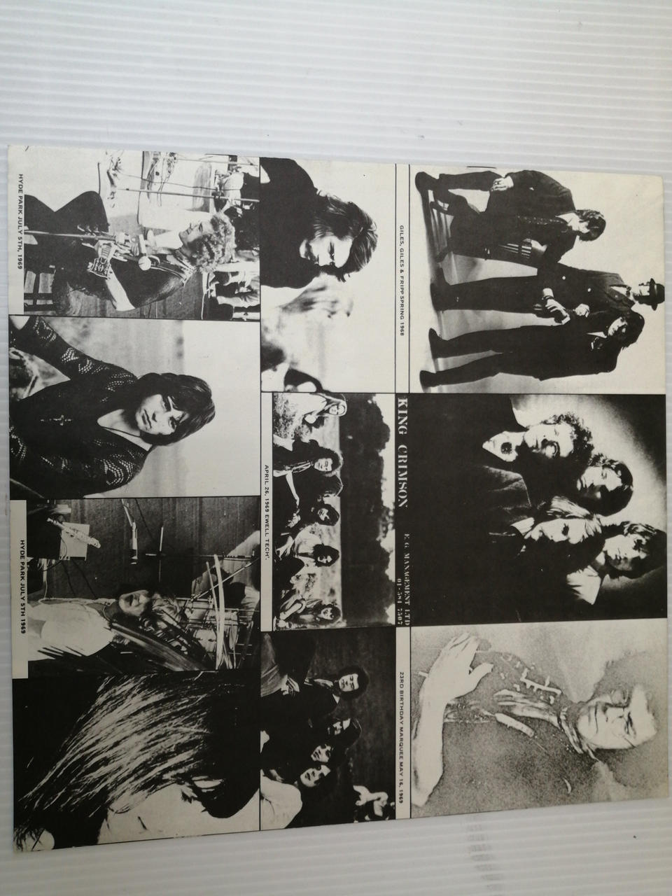 Warner Pioneer KING CRIMSON / Revelation for the New Generation P-5532~3A