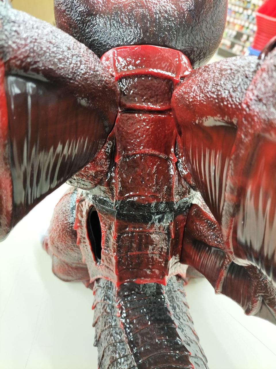 T-BASE Sofubi Destoroyah Red-Black Color Wonfes Limited - T-BASE Banzai Hobby