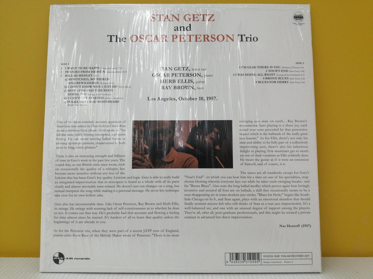 AM RECORDS STAN GETZ AND THE OSCAR PETERS 3931049