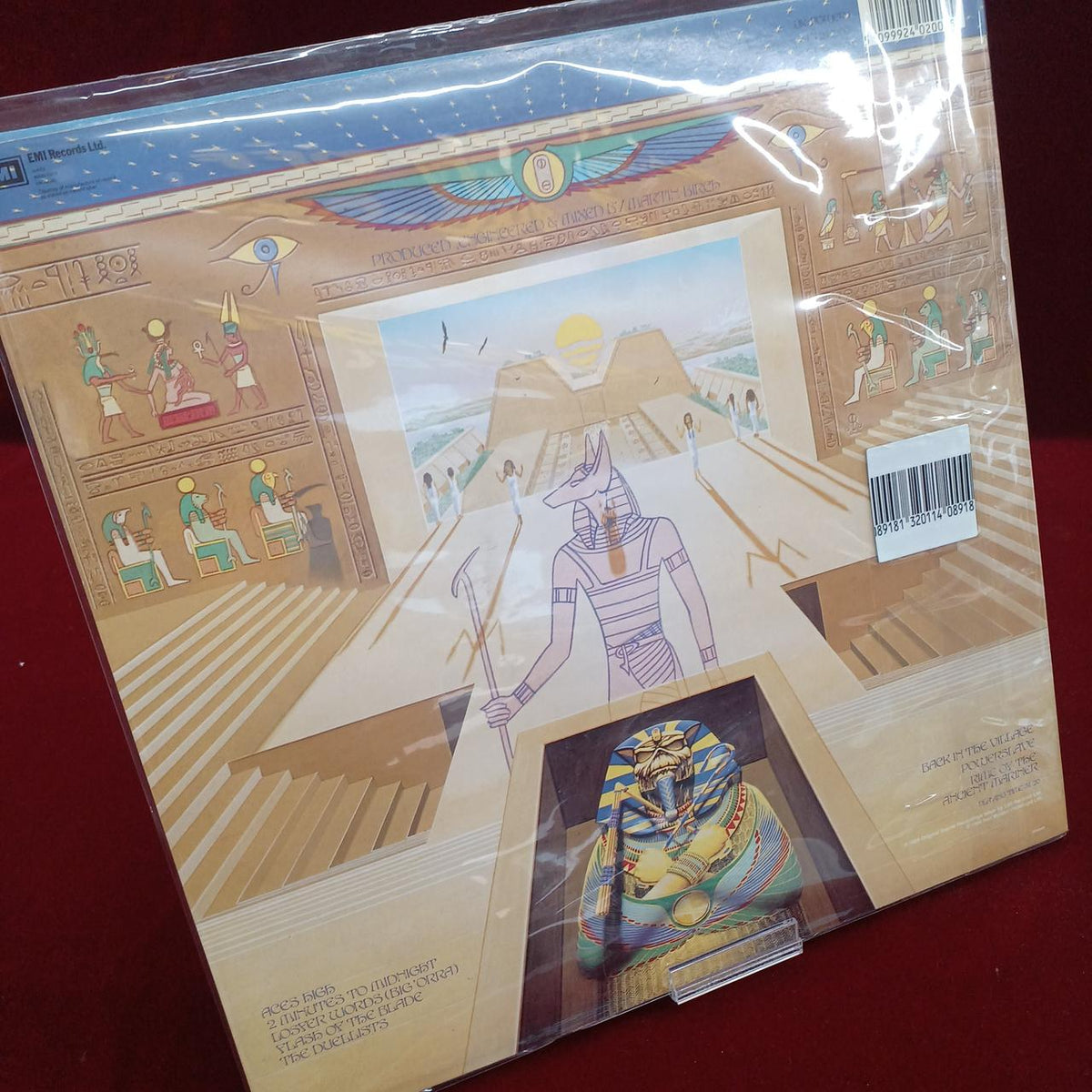 EMI RECORDS LP POWERSLAVE