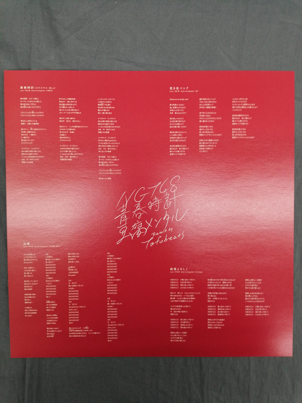 Not selectable LP NGT48 Seishun Tokei