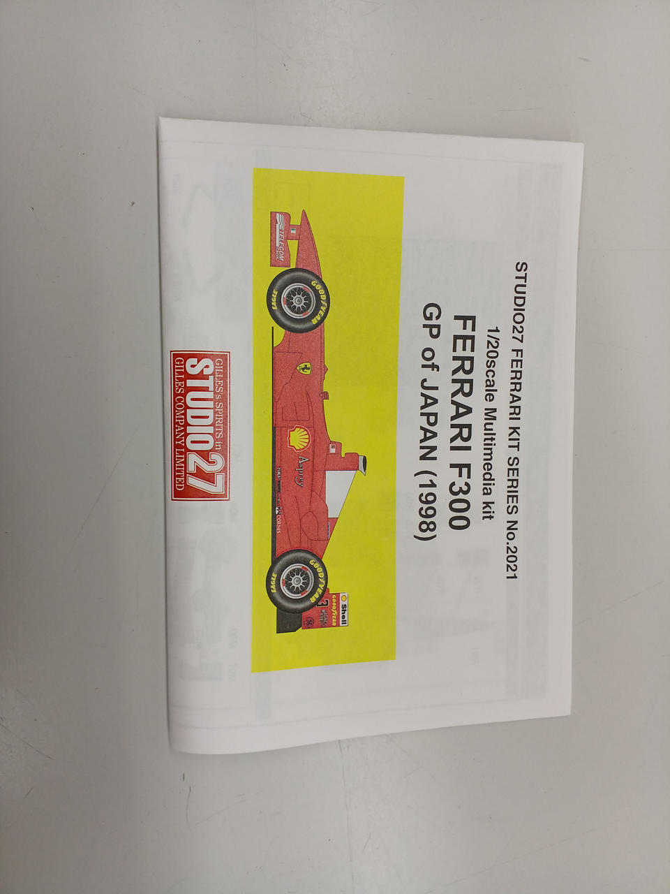 STUDIO27 1/20 Scale Garage Kit Ferrari F300 - Banzai Thrifting | BanzaiHobby