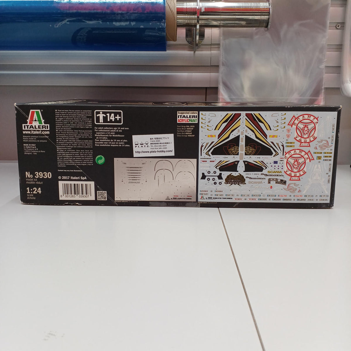 ITALERI Scania R730 Streamline Chimera Tractor Head NO 3930 1:24 - Banzai Thrifting | BanzaiHobby