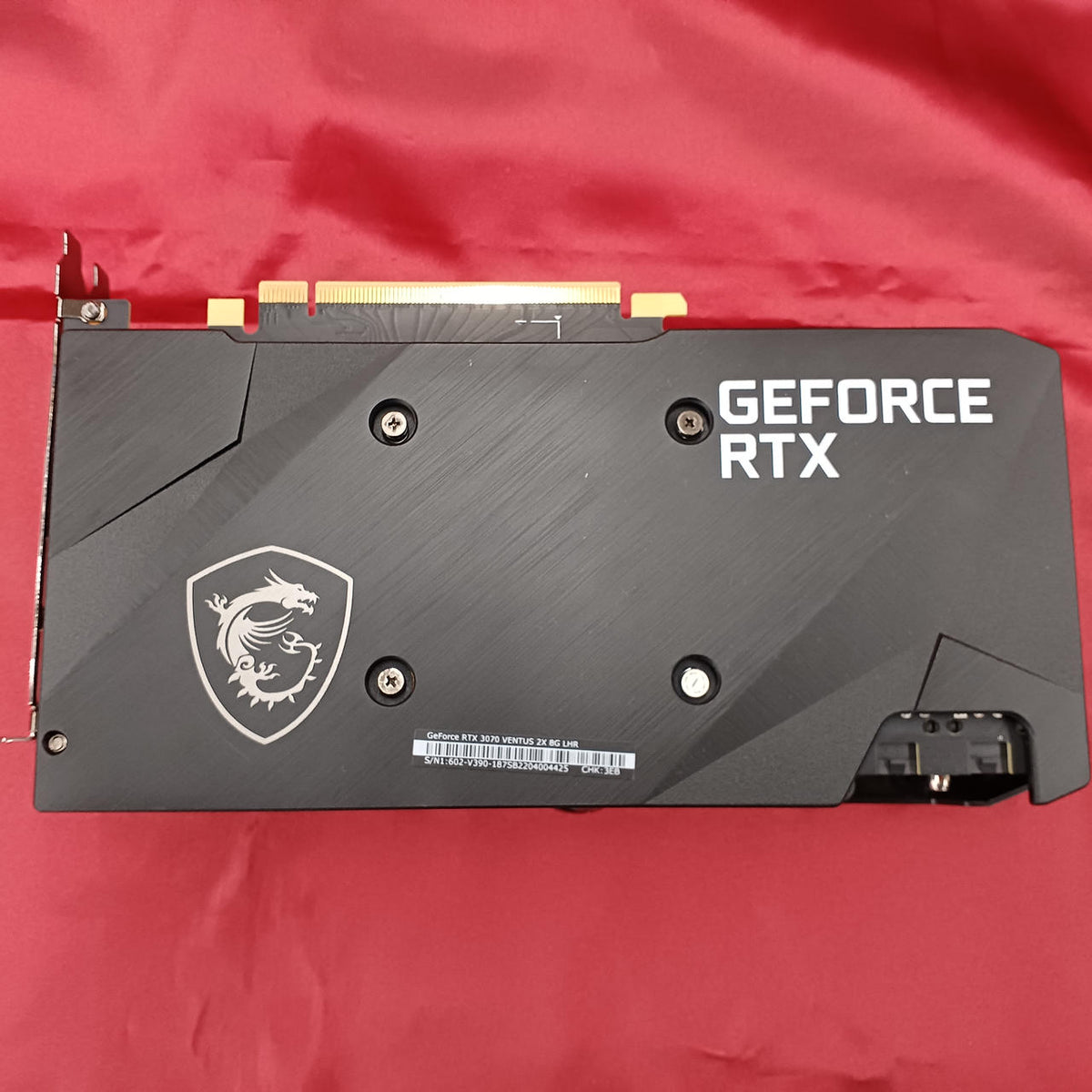 MSI Graphics Board RTX3070 VENTUS 2X 8G LHR