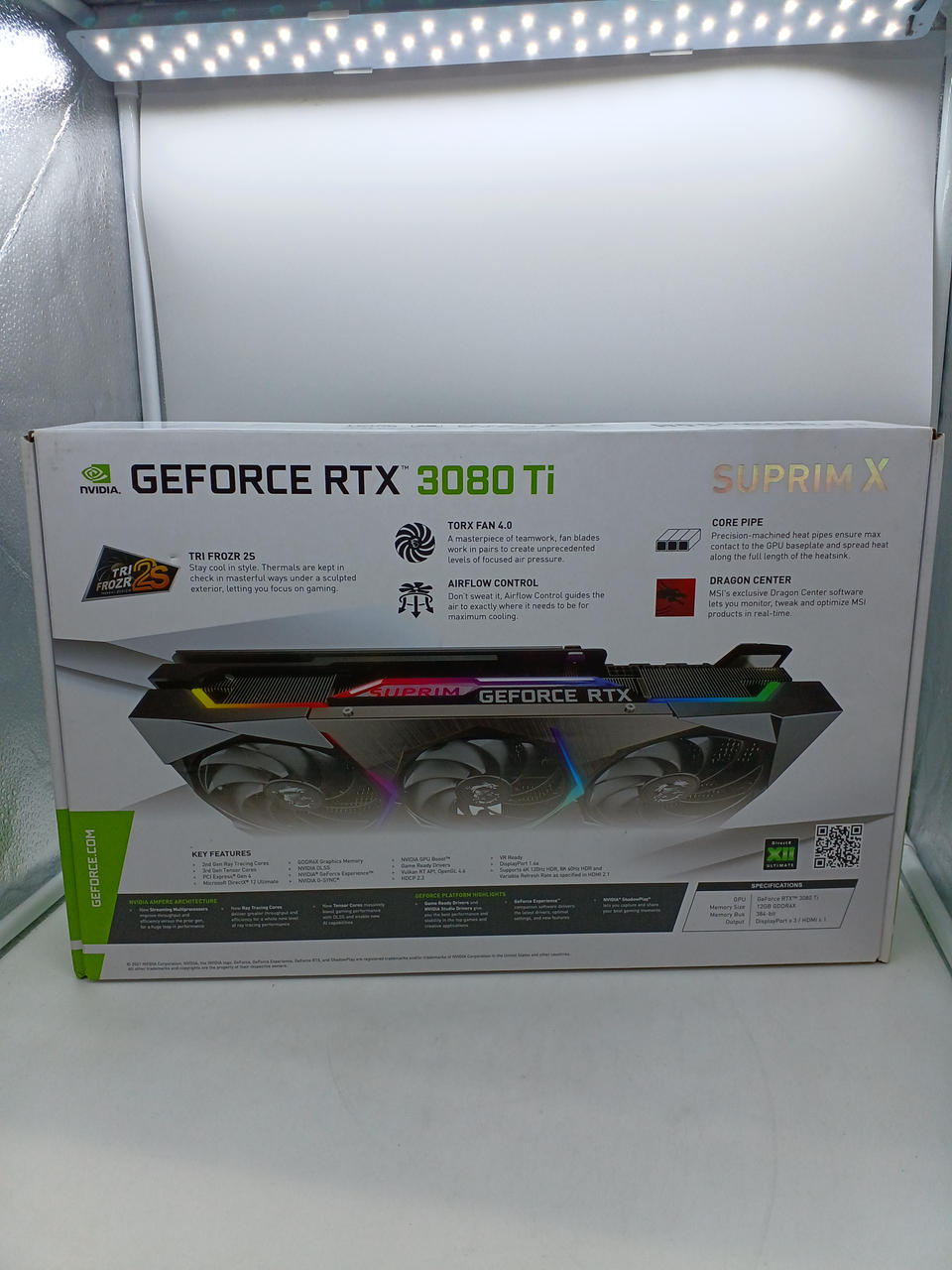 MSI Graphics Board: GEFORCE RTX3080 TI SUPRIM X 12