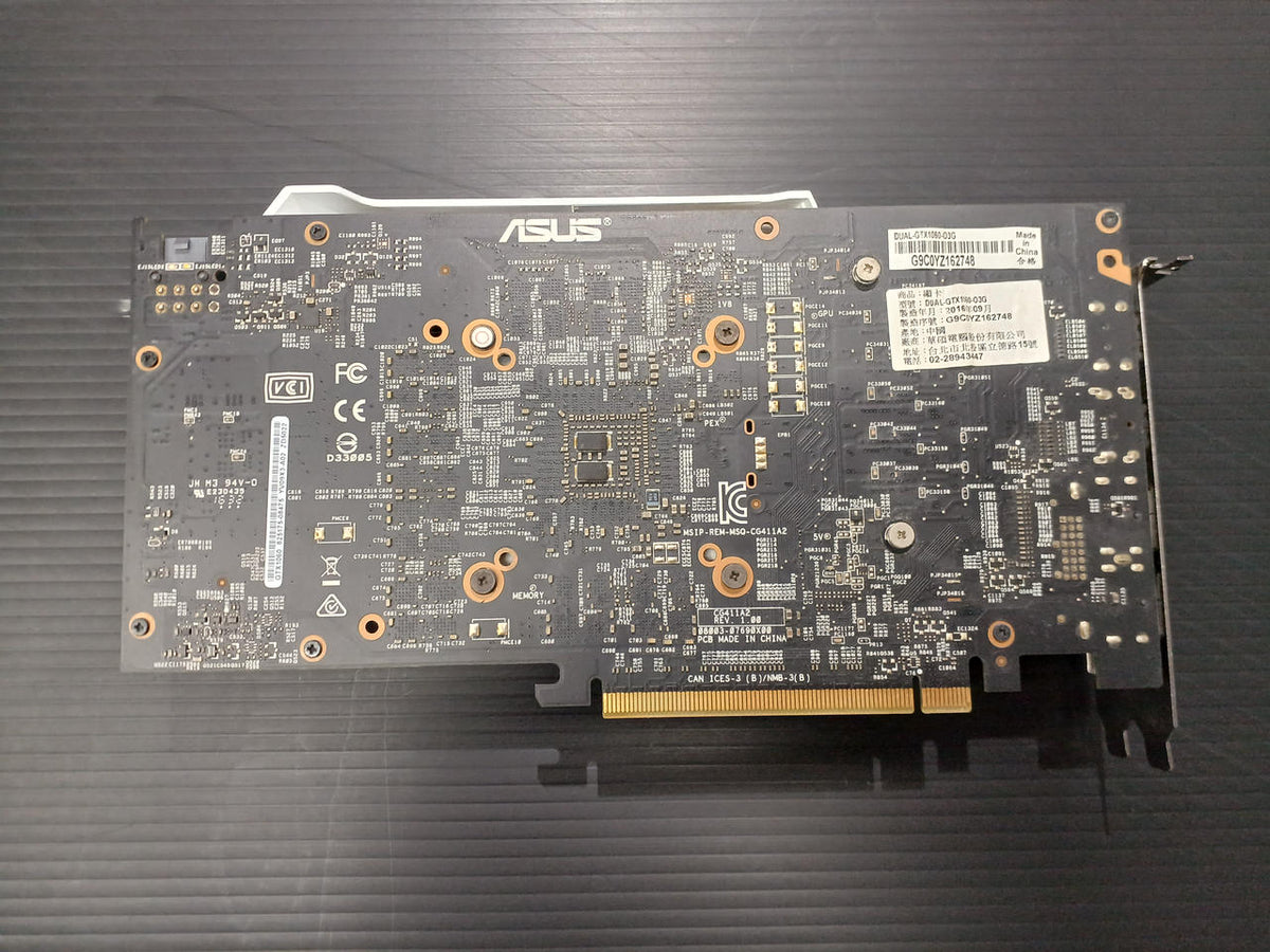 ASUS GTX1060　3GB DUAL GTX1060-O3G