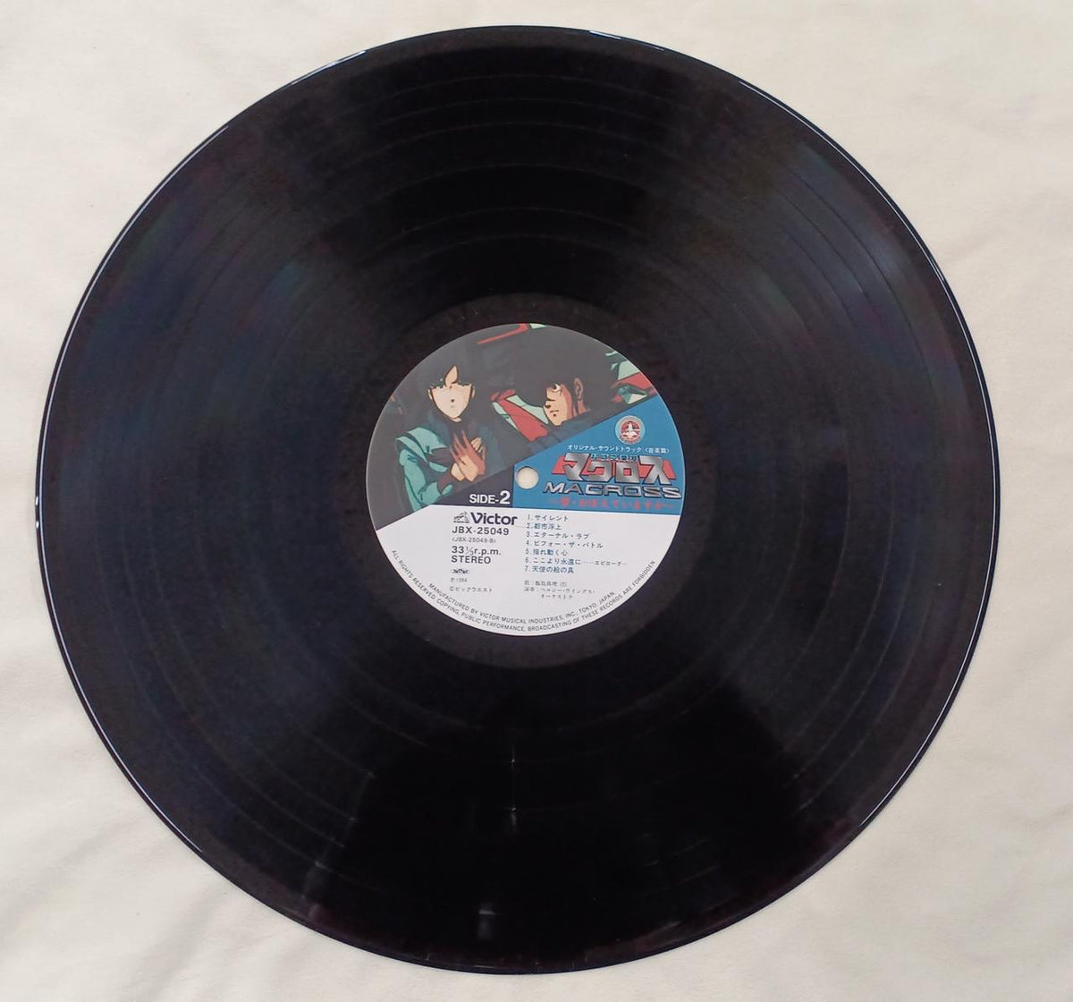 VICTOR Record Macross OST 'Do You Remember Love?' Music Edition