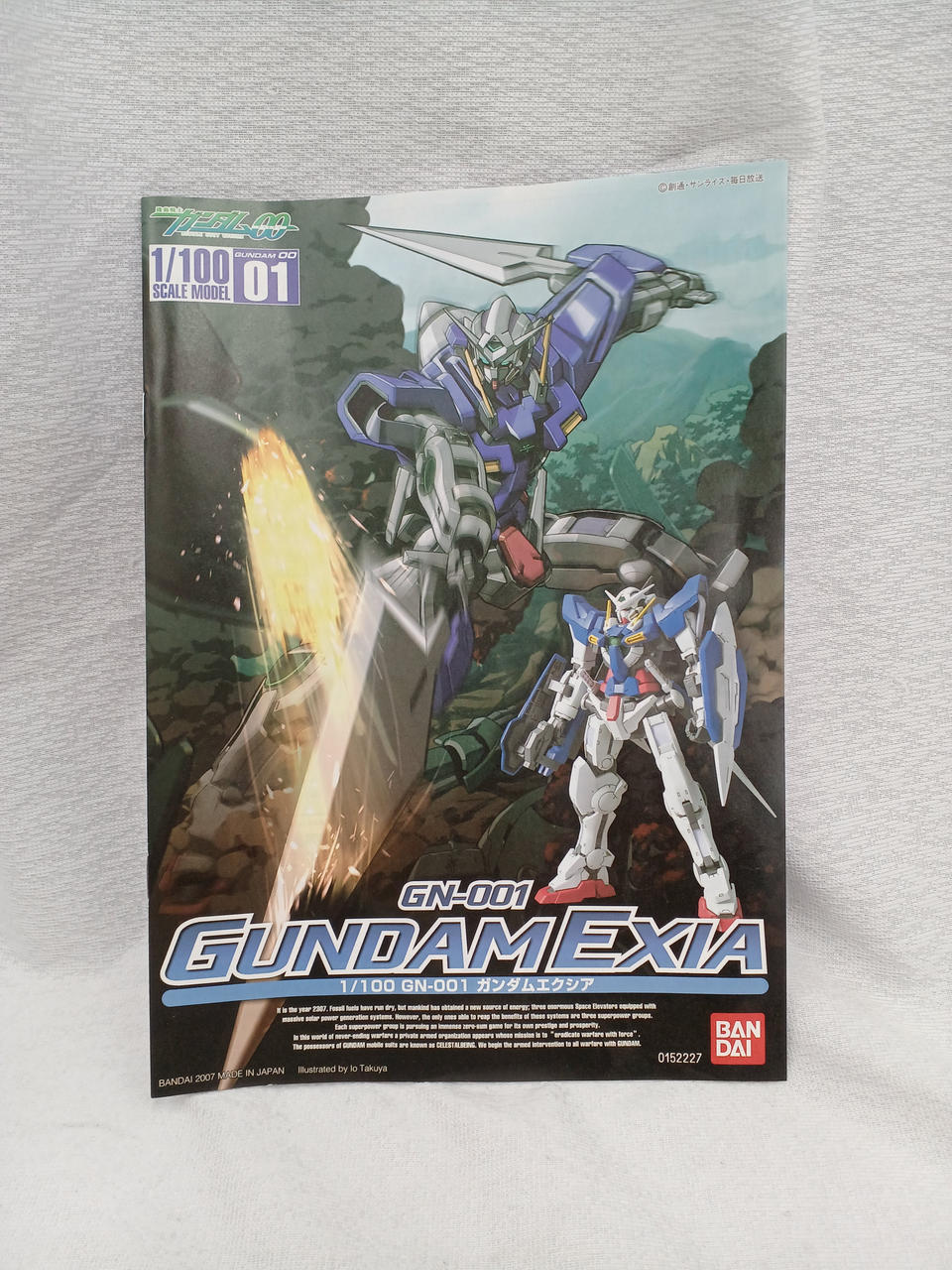 BANDAI 1/100 Scale Plastic Model Gundam Exia Rollout Color Ver