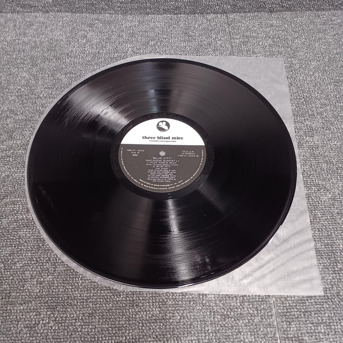 TBM/NIPPON PHONOGRAM Isao Suzuki - BLUE CITY TBM(P)-2524