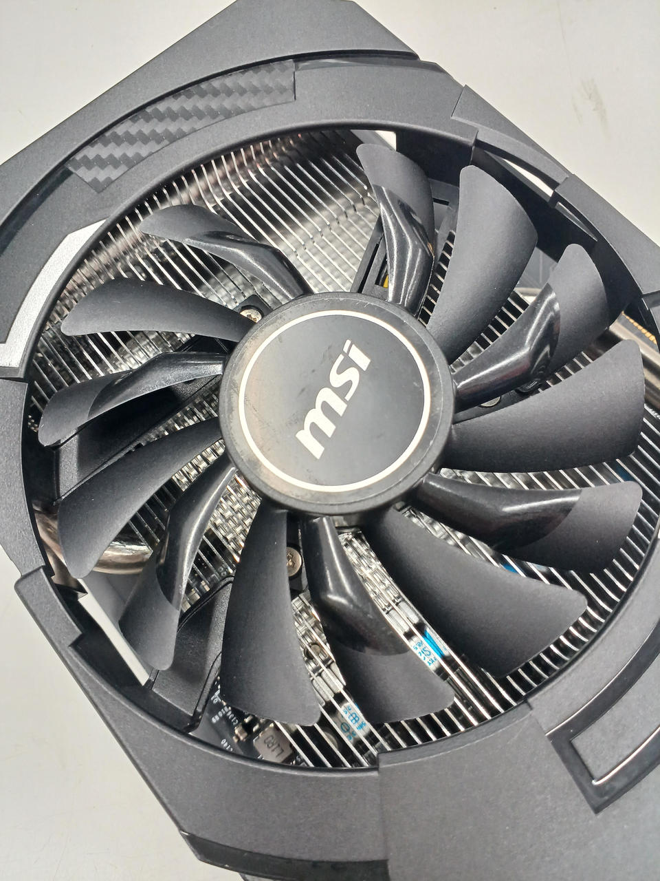 MSI Graphics Board: GEFORCE GTX1060 AERO ITX 6G OC
