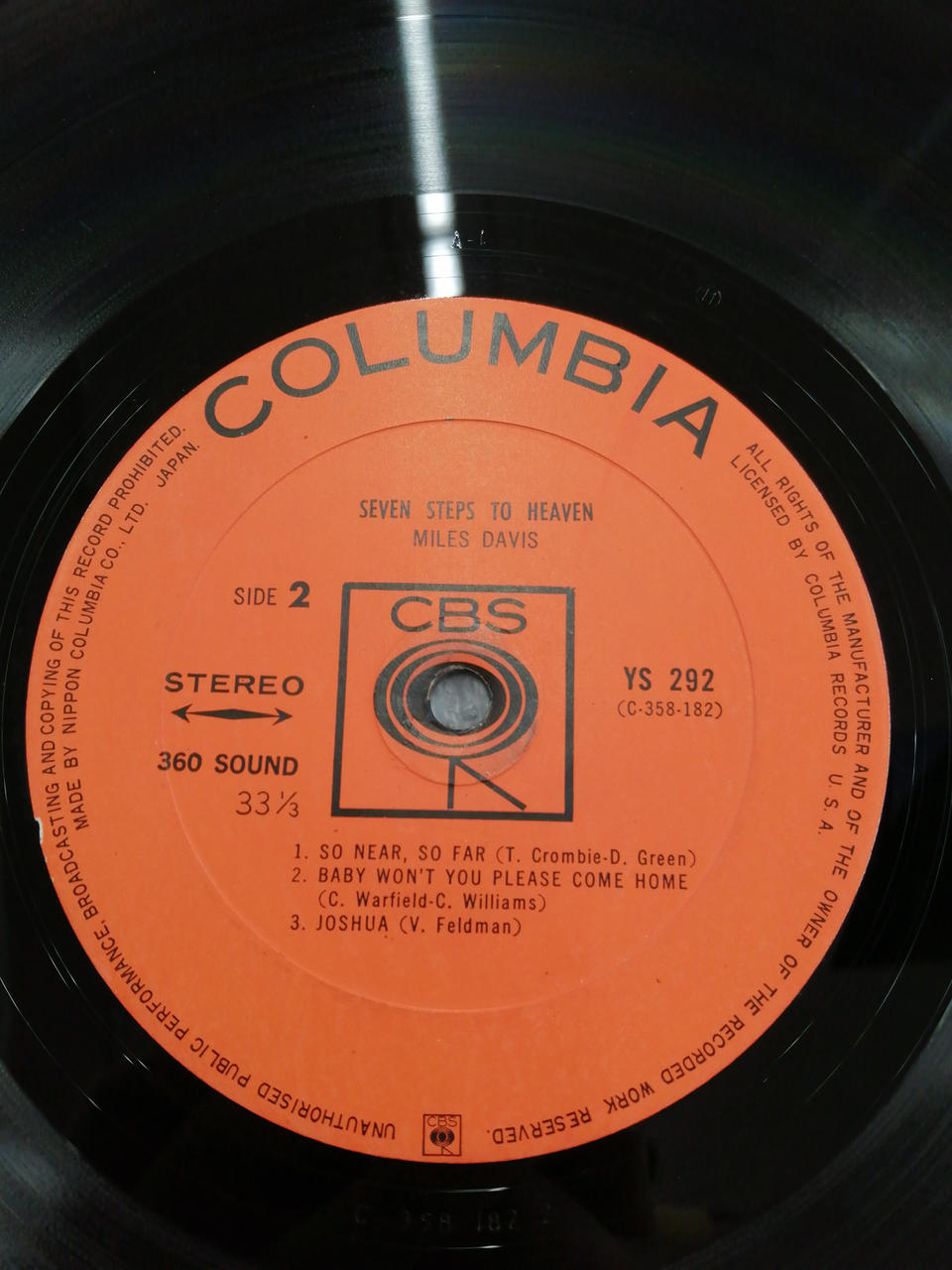 Nippon Columbia MILES DAVIS SEVEN STEPS TO HEAVEN