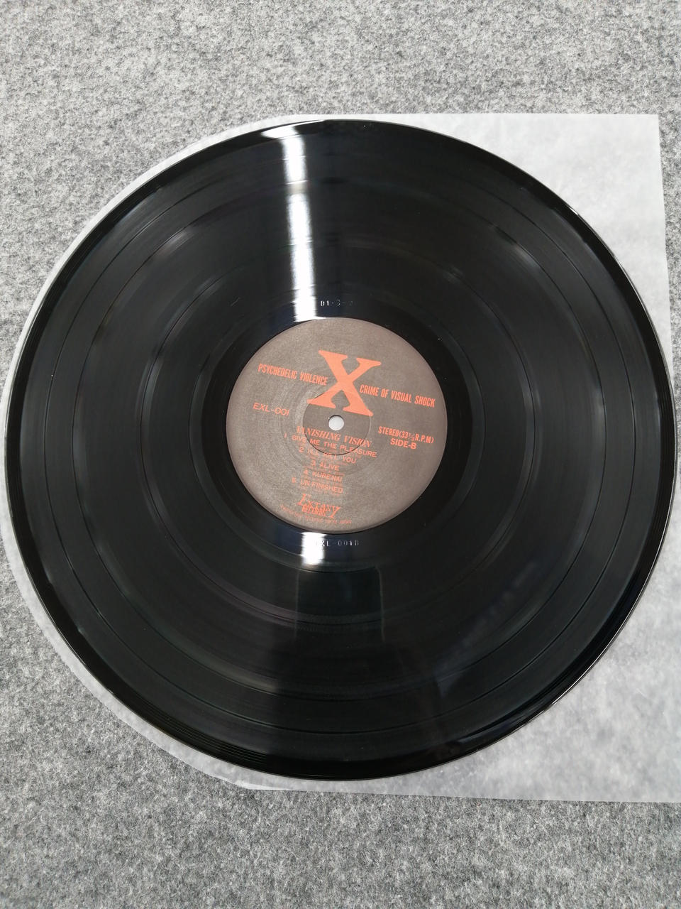 EXTASY RECRDS X JAPAN VANISHING VISION