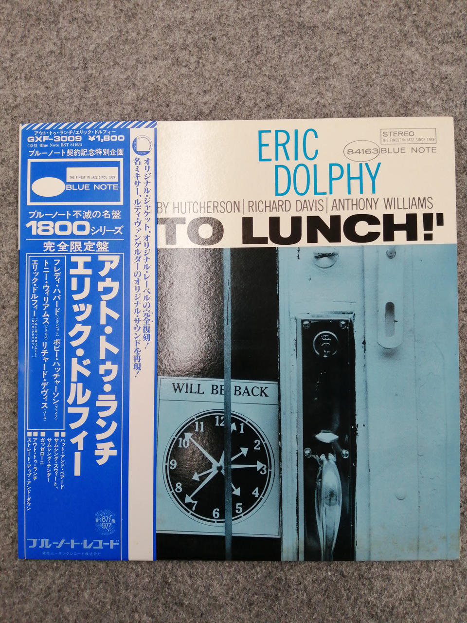 BLUE NOTE ERIC DOLPHY OUT TU LUNCH