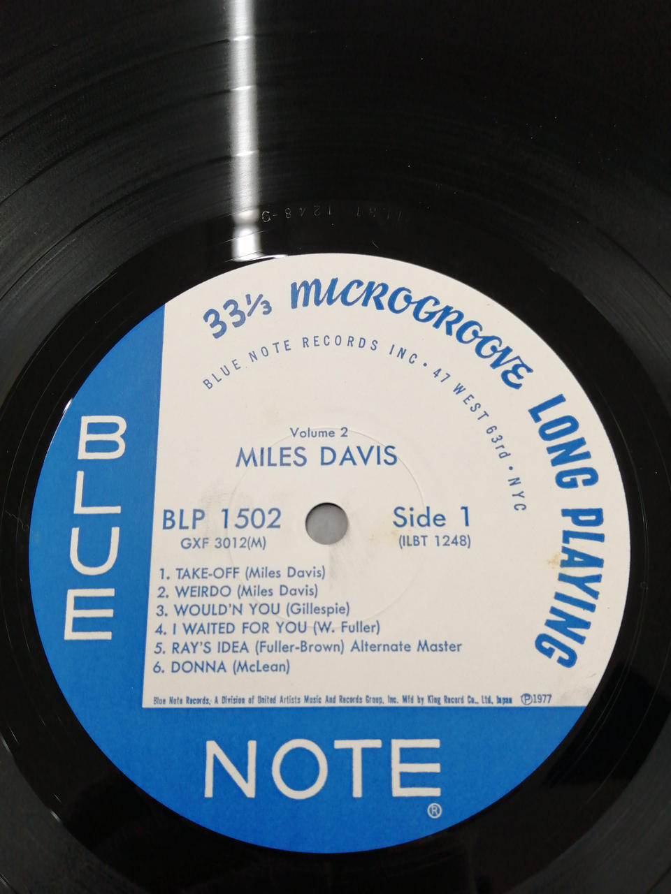 BLUE NOTE MILES DAVIS VOL.2