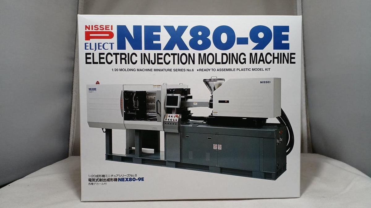 Nissei Resin Industry Co., Ltd. Electric Injection Molding Machine Plastic Model 1/20NEX80-9E - Banzai Thrifting | BanzaiHobby