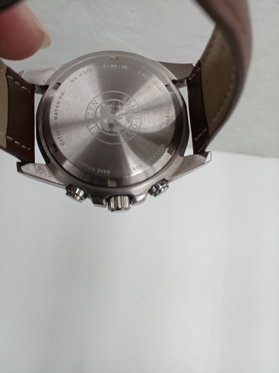 CITIZEN/CBM Citizen Men's Eco-Drive Sports Chronograph Overseas Model E820-R009818