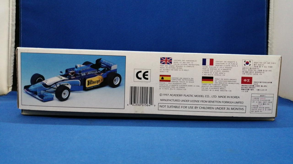 ACADEMY F-1 Benetton B195 Renault HOBBY MODEL KITS - Banzai Thrifting | BanzaiHobby