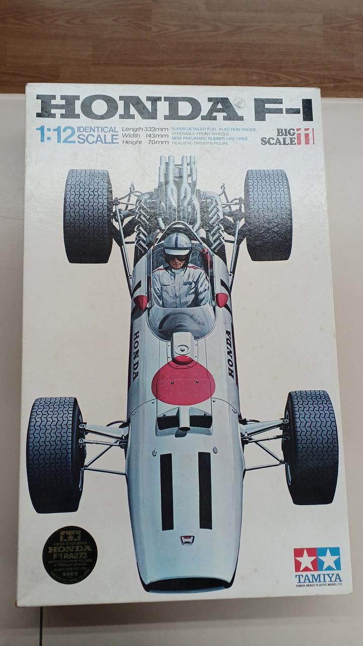 TAMIYA 1/12 HONDA F-1 RA 273 Management No. 5826 Big Scale Plastic Model - Banzai Thrifting | BanzaiHobby