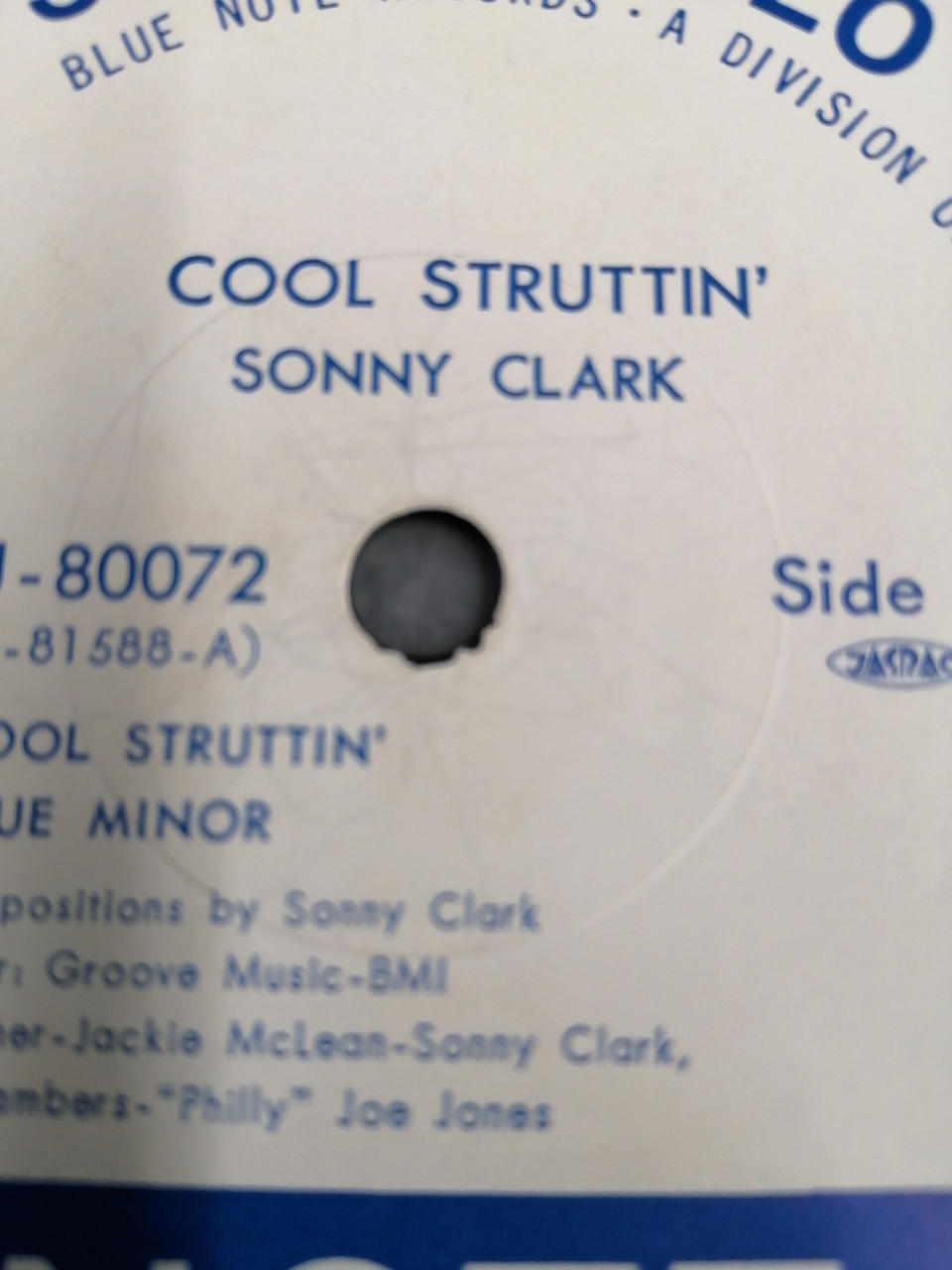 BULE NOTE SONNY CLARK COOL STTRUTTIN